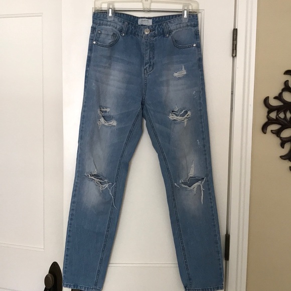 stradivarius jeans boyfriend